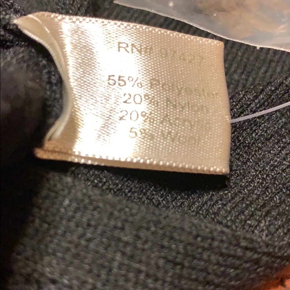 Boston Proper Black Ruffled Front/cuffs Sweater xs - Picture 8 of 8